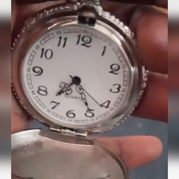 New train locomotive steam engine pocket watch - Picture 10 of 10